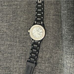 Black and Silver Watch